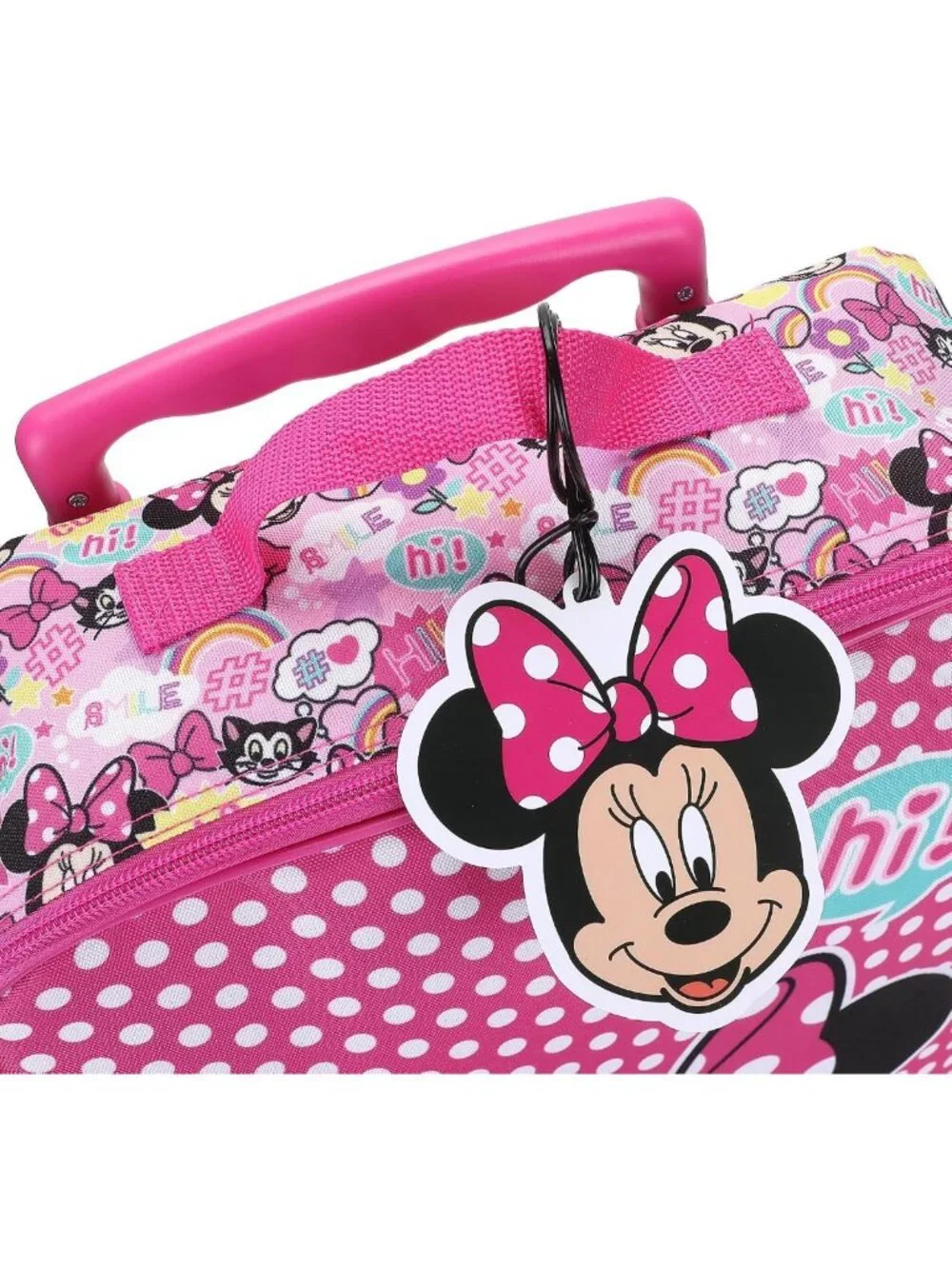 Classic Minnie Mouse 4-Piece Kids Luggage Set - Pilot Case, Duffle Bag & Tags